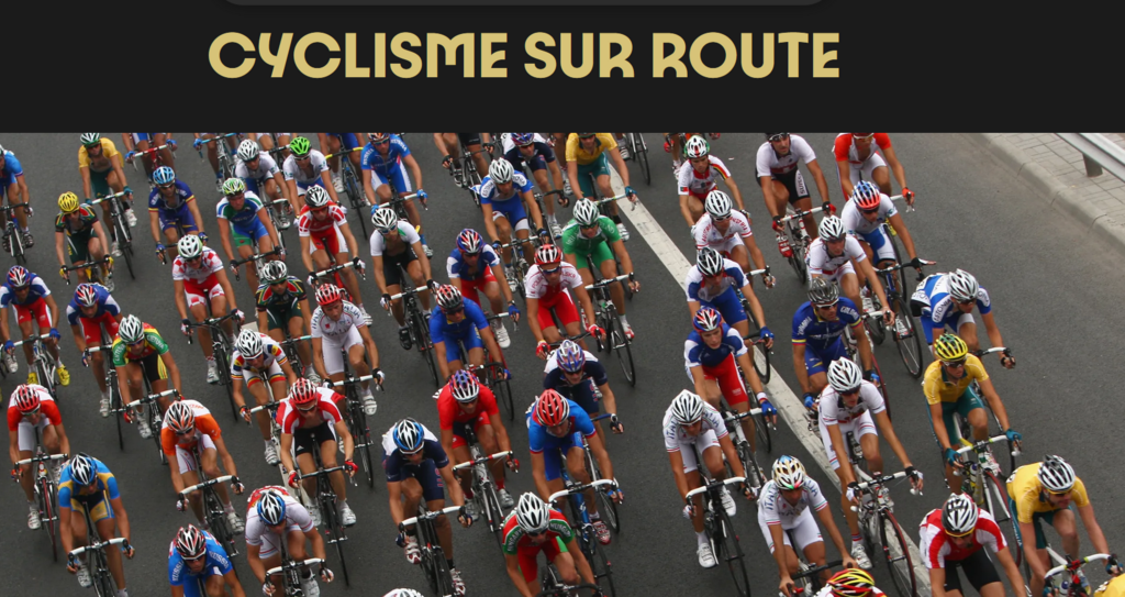 JO 2024 PARIS Epreuves en ligne Cyclisme Homme