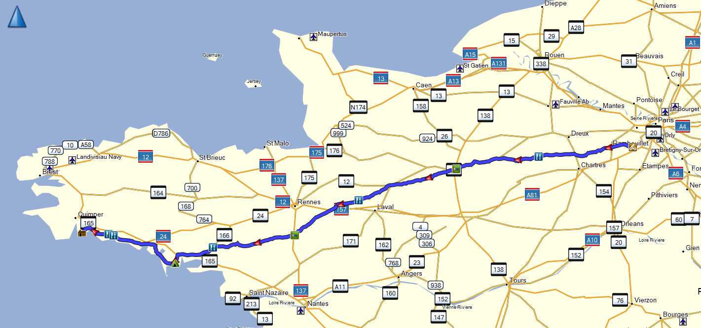 Liiaison LIMOURS - FOUESNANT en 4 étapes